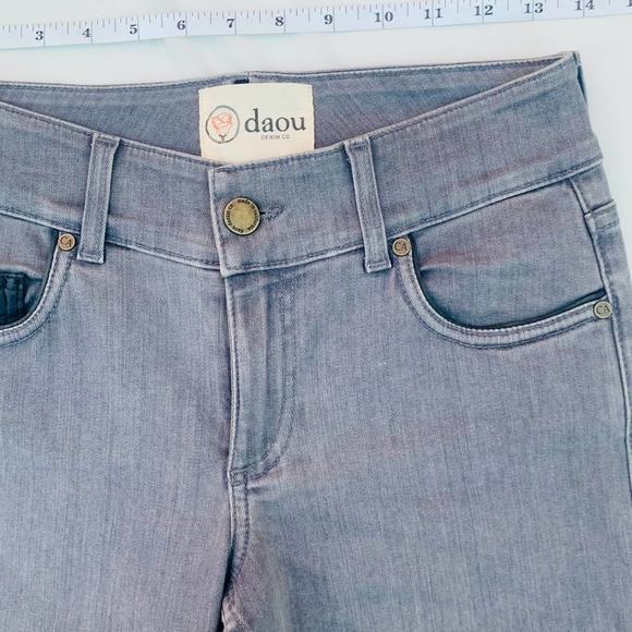 DAOU Denim Co. High Rise Skinny Jeans Rare Size 24 - Picture 6 of 12